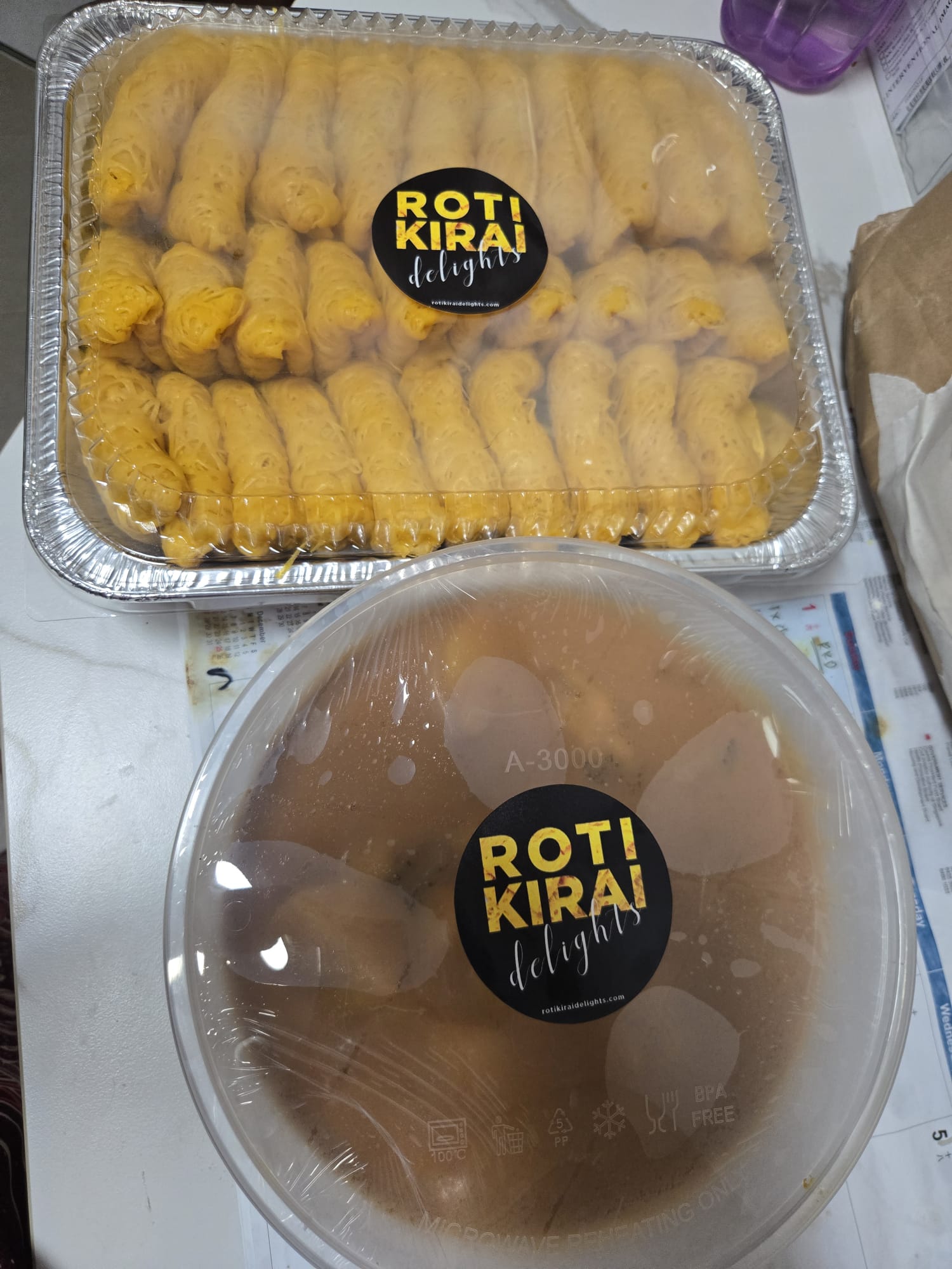 Menu — Roti Kirai Delights